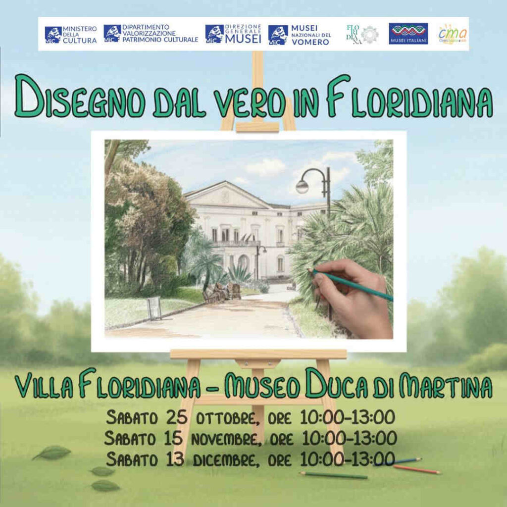 Disegno dal vero in Floridiana 2025