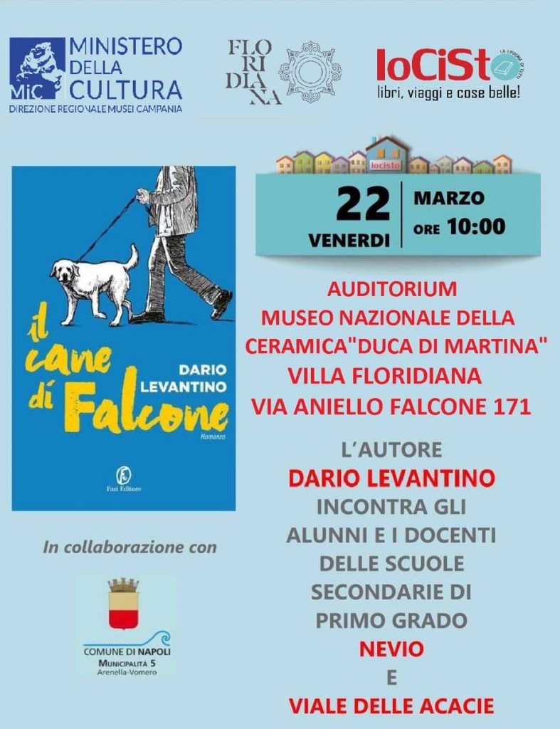 Settimana della Legalità 2024: Il cane di Falcone. Incontro con l’autore, Dario Levantino