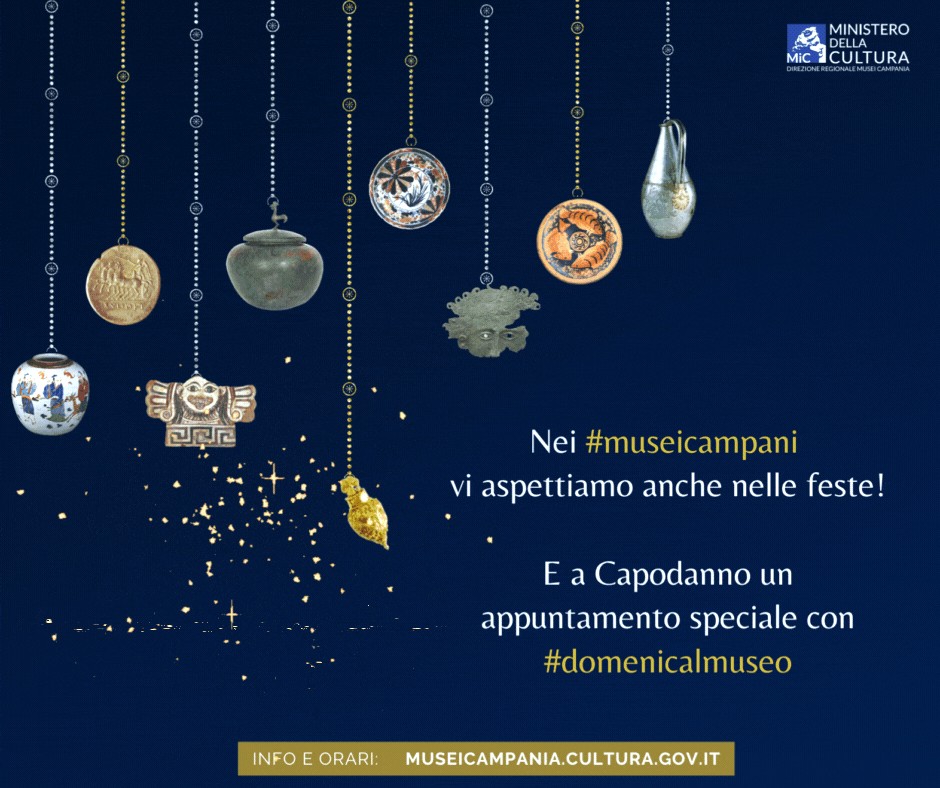 Festività natalizie 2022: orari luoghi della cultura della Direzione regionale Musei Campania