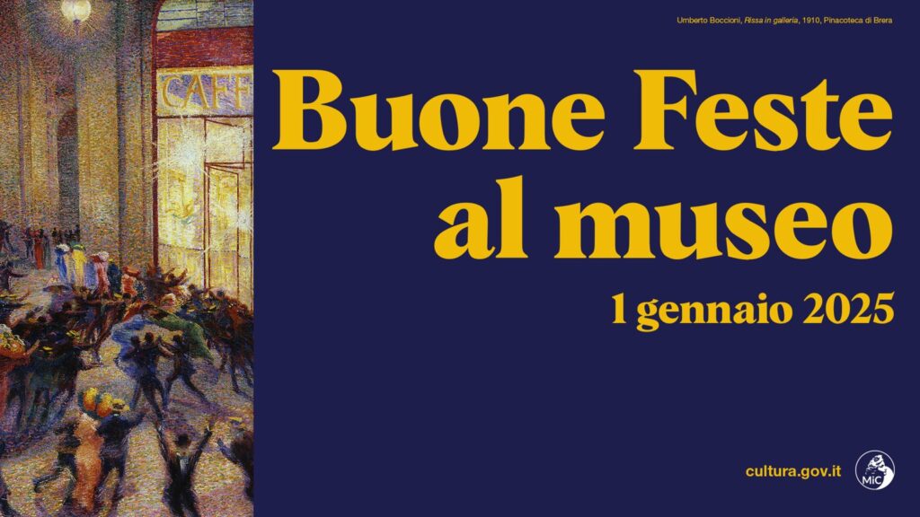 Festività 2025: orari luoghi della cultura della Direzione regionale Musei nazionali Campania 1-6 gennaio 2025