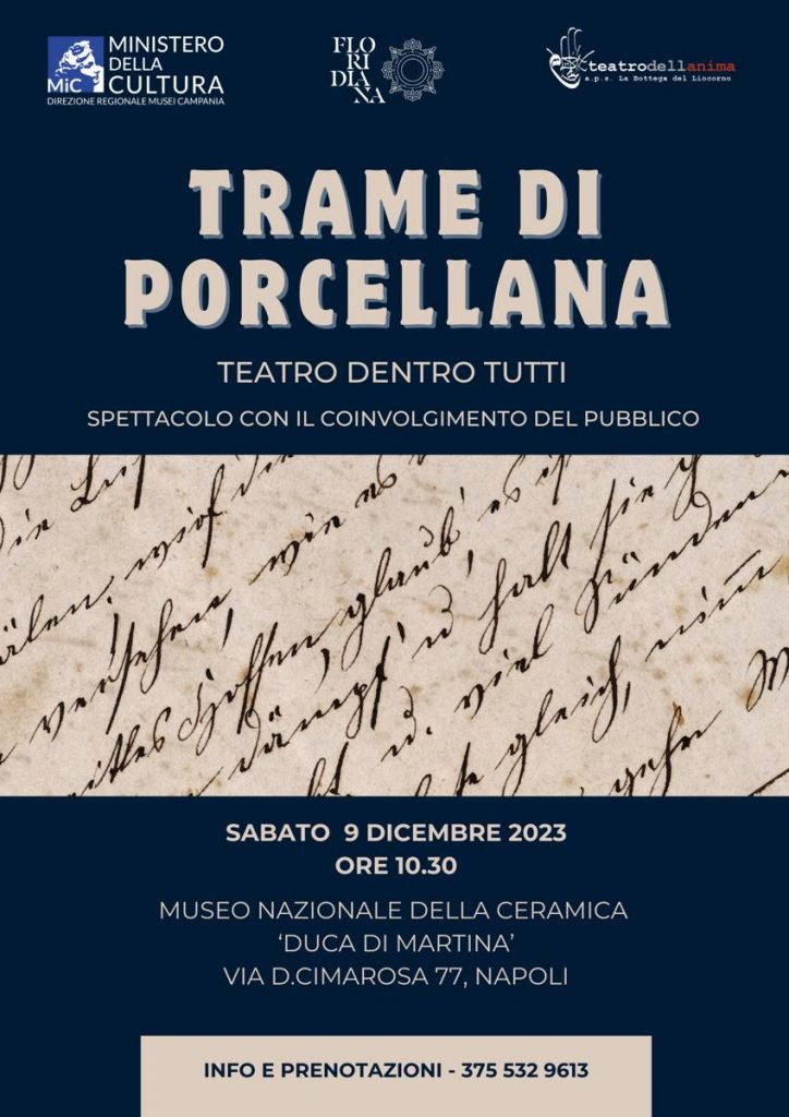 “Trame di porcellana. Teatro dentro tutti”
