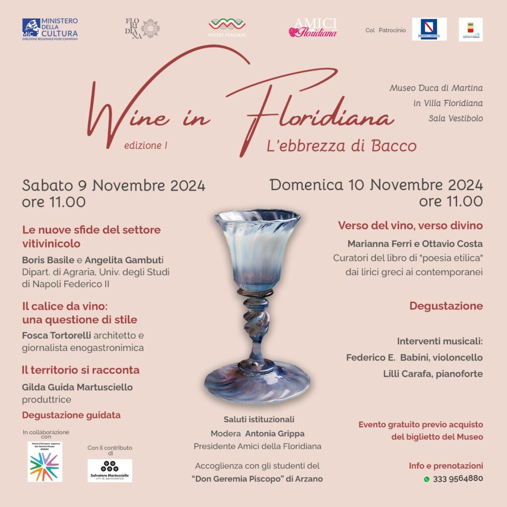 Wine in Floridiana, l’ebbrezza di Bacco