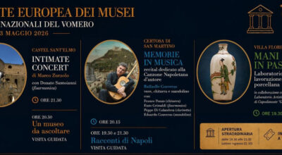 Notte dei Musei: visite guidate, concerti e laboratori nei tre siti dei Musei nazionali del Vomero