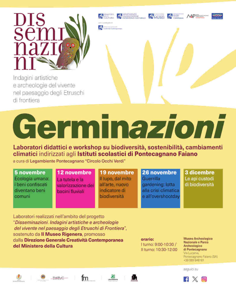 Disseminazioni. Indagini artistiche e archeologie del vivente nel paesaggio degli Etruschi di Frontiera | Germinazioni