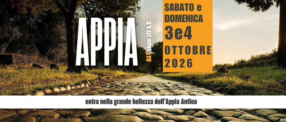 APPIA DAY 2026. Due giornate per riscoprire la strada che unisce territori, storie e comunità